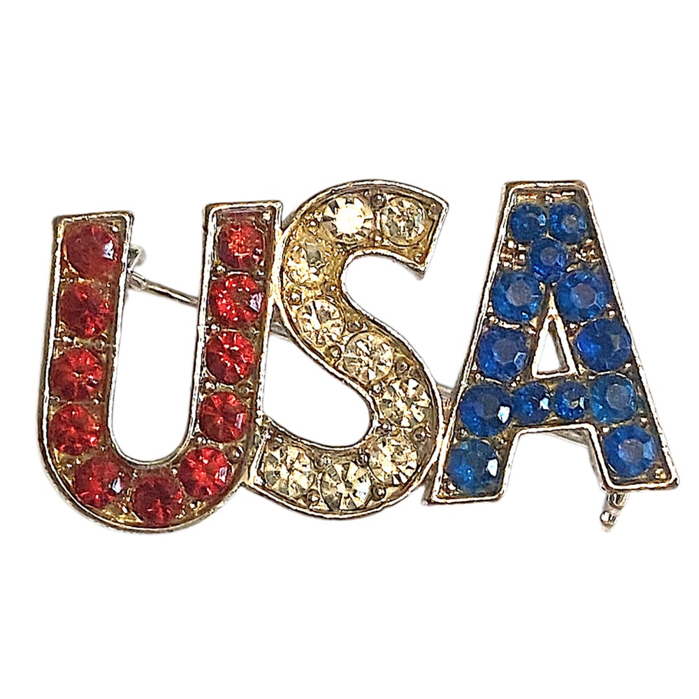 AVON NR USA American 🇺🇸 Rhinestone Brooch